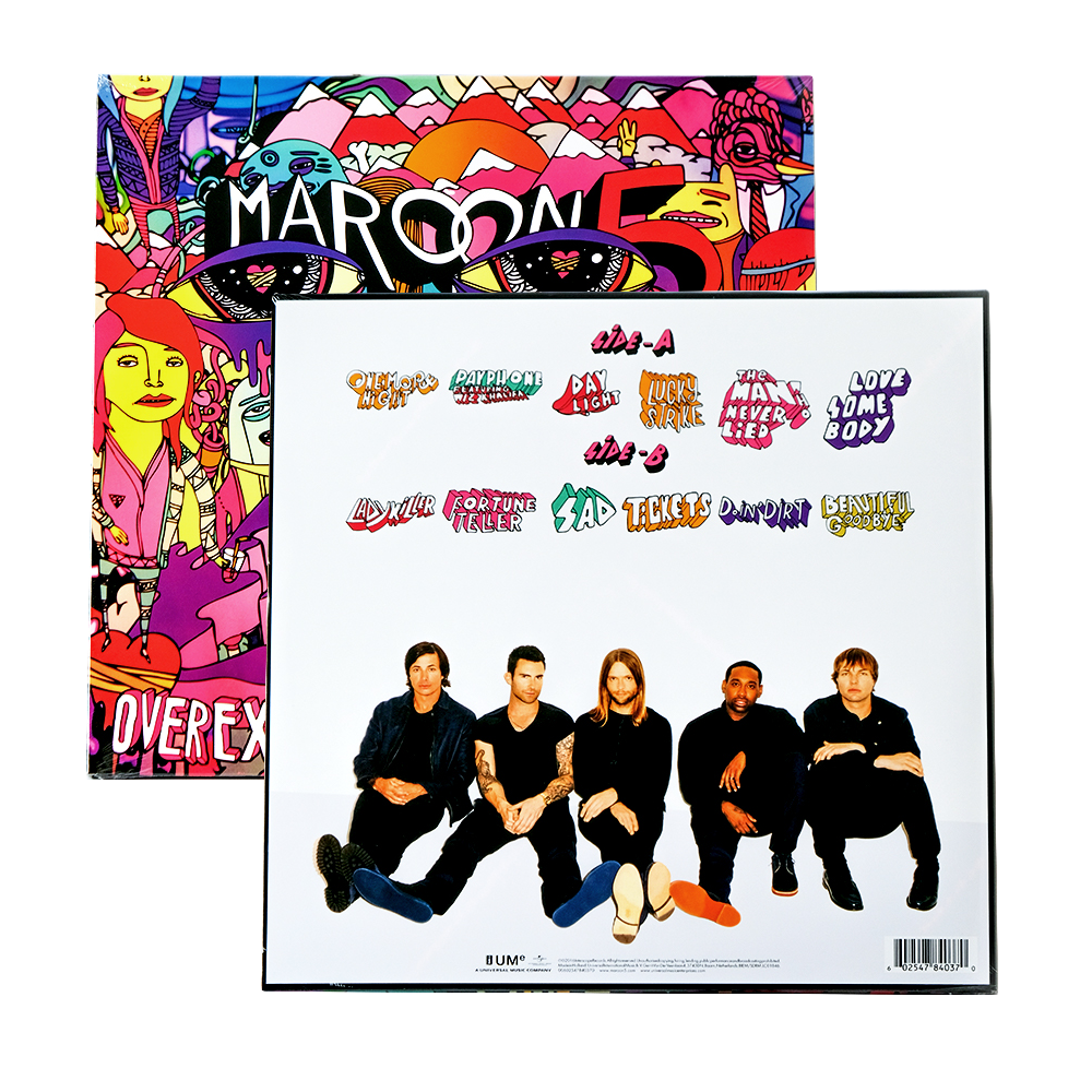Maroon 5 Overexposed Vinyl – Universal Music Indonesia Webstore