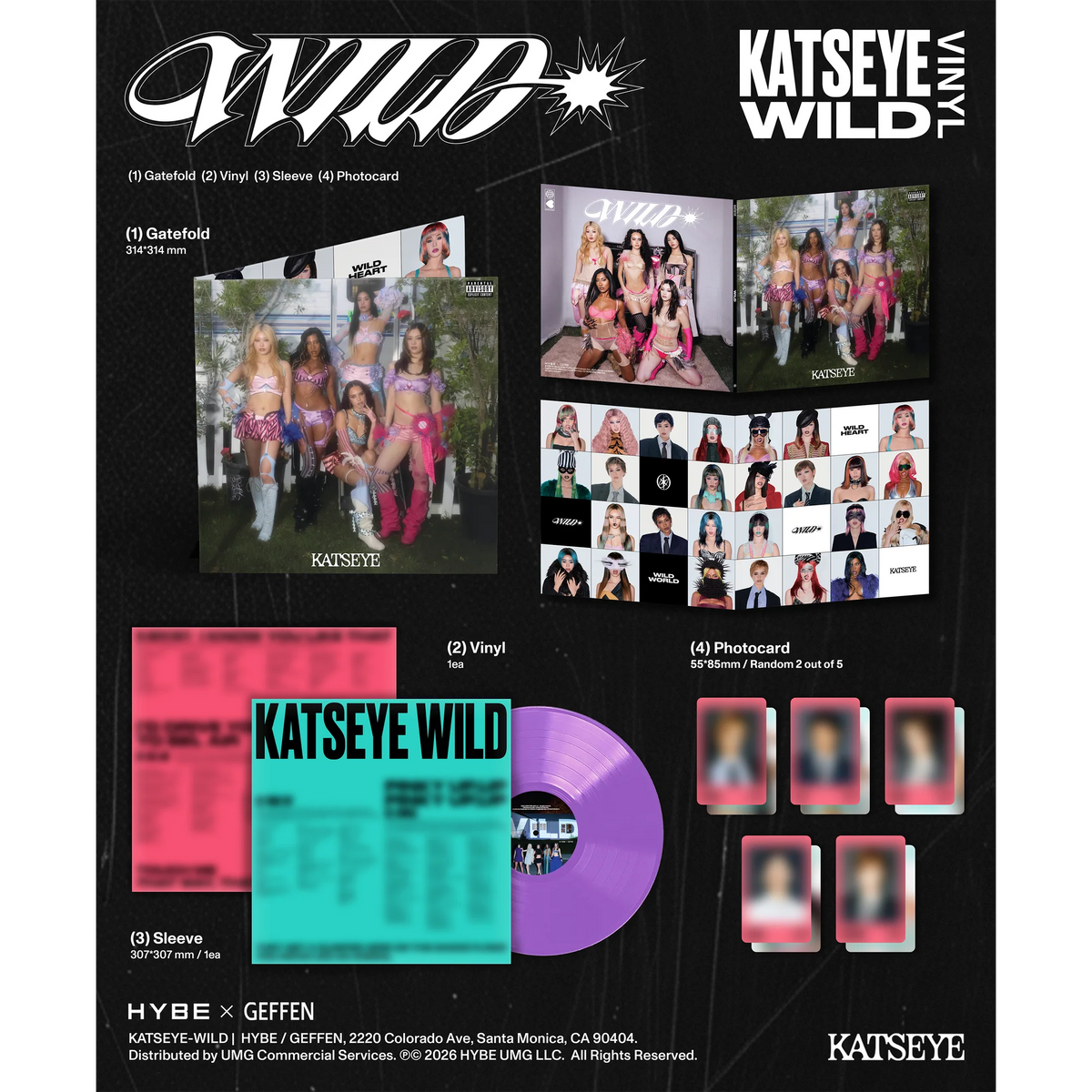 KATSEYE WILD - Official Store Exclusive Vinyl