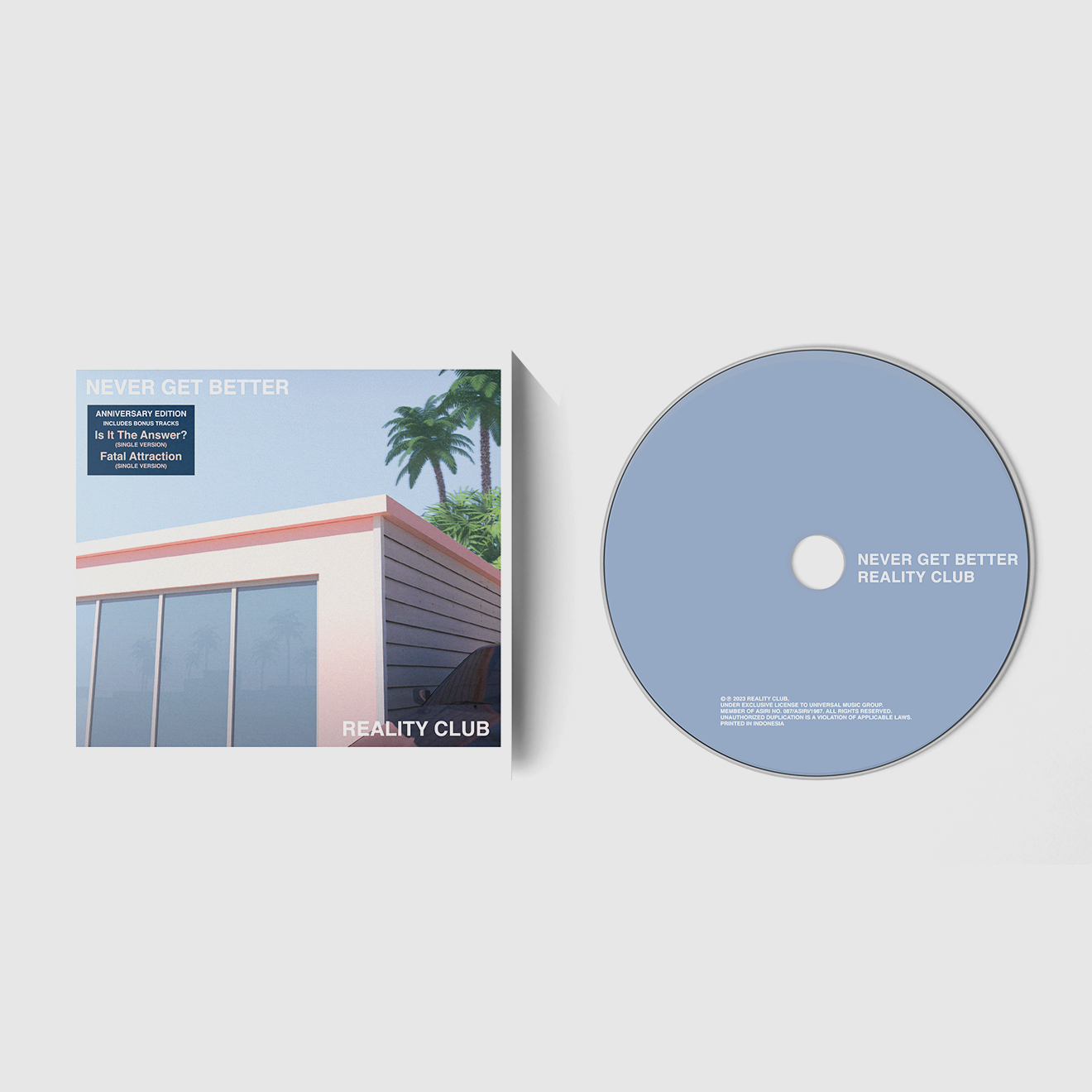 Reality Club - 'Never Get Better' Anniversary Album Collection