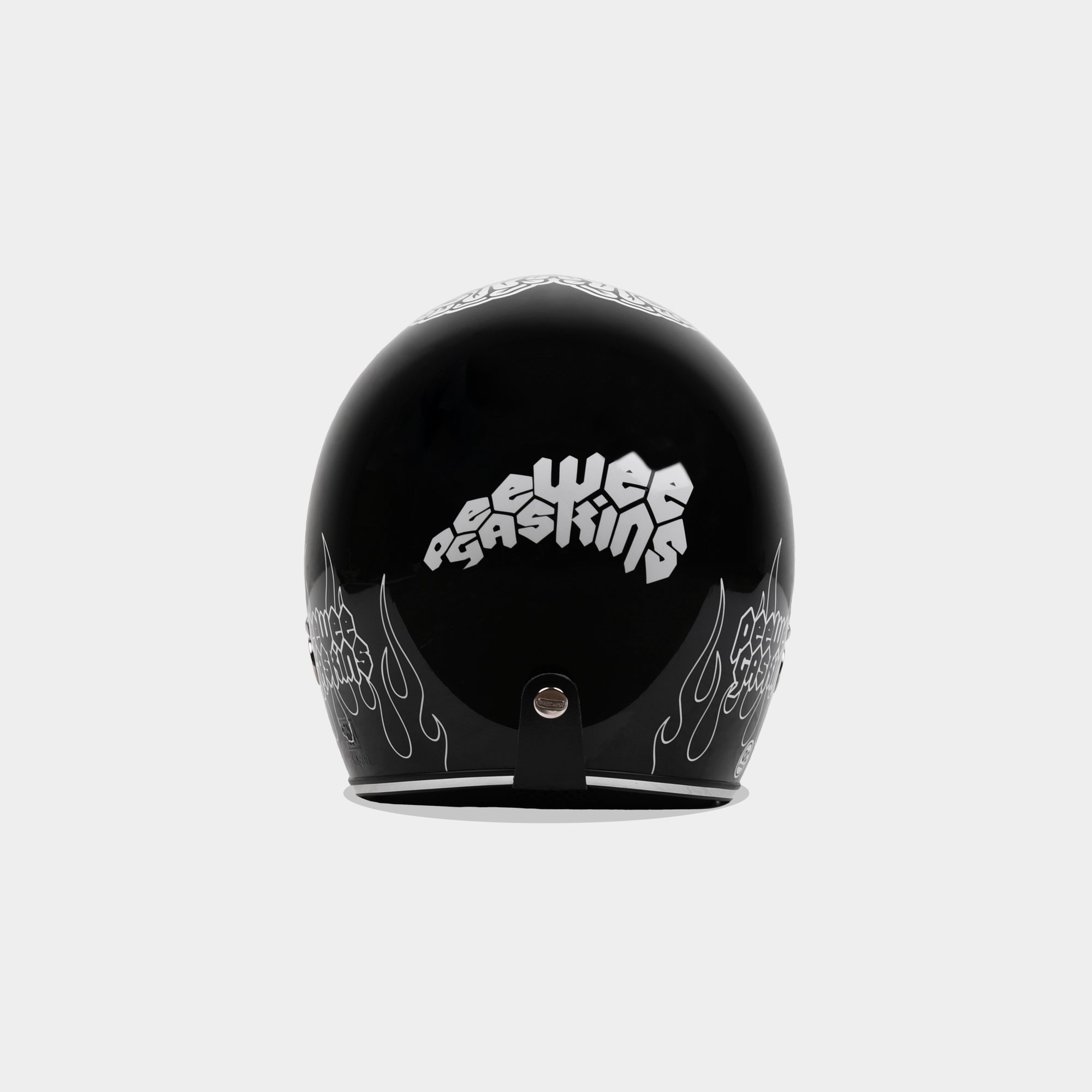 Pee Wee Gaskins x Marzano – Black Flame Retro Helmet
