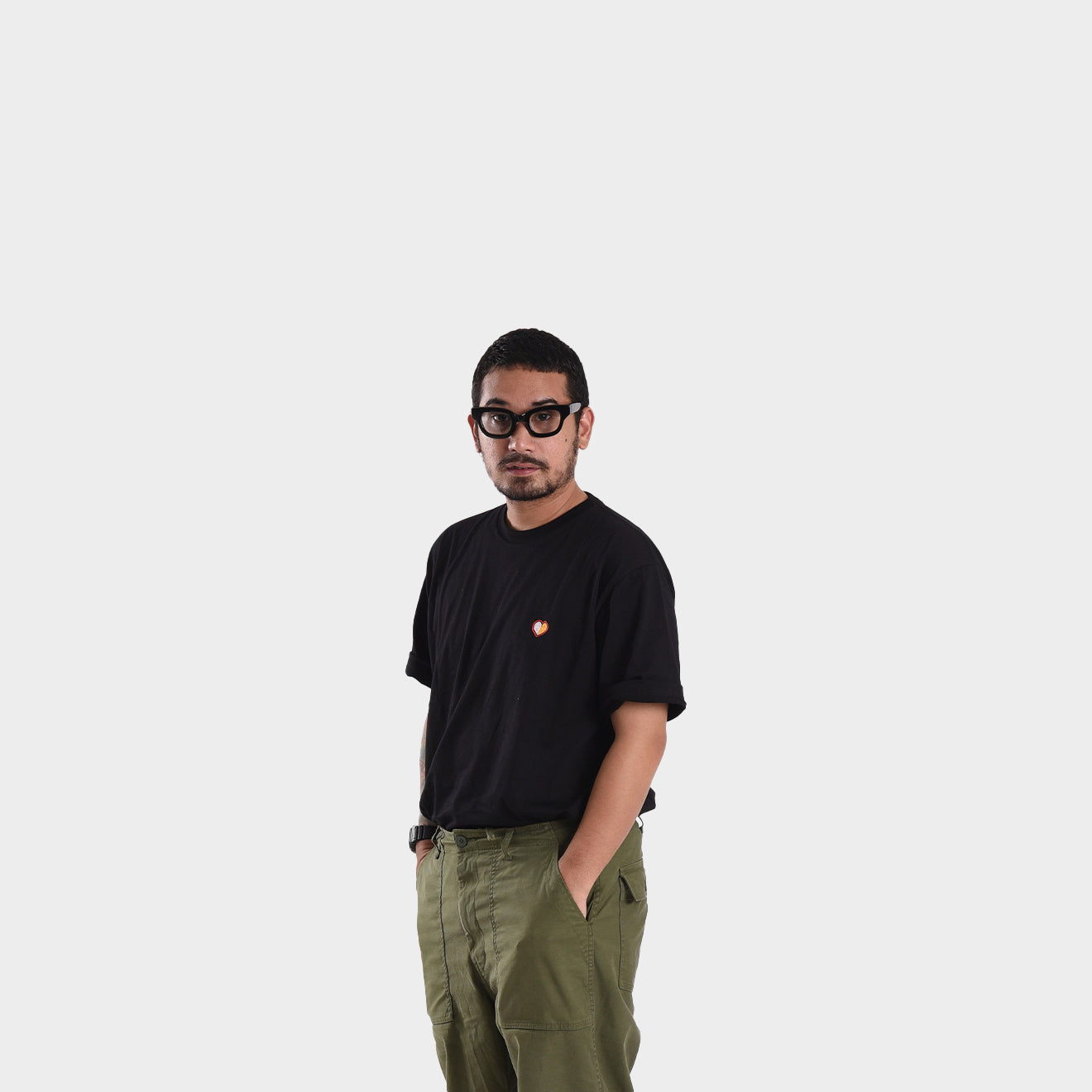 Pee Wee Gaskins - Classic Heart Logo Patch Tee