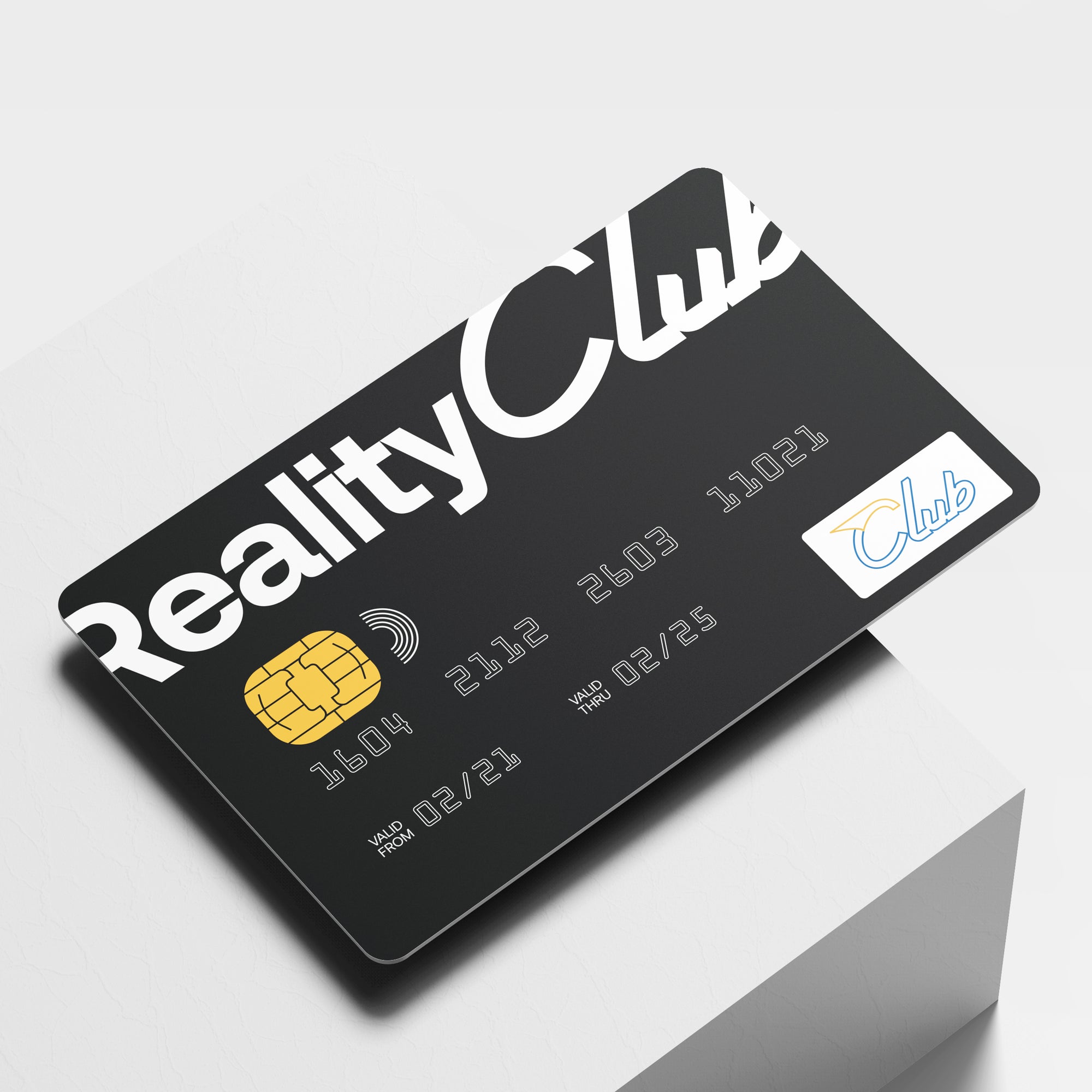 Reality Club - Black Logo Electronic Card