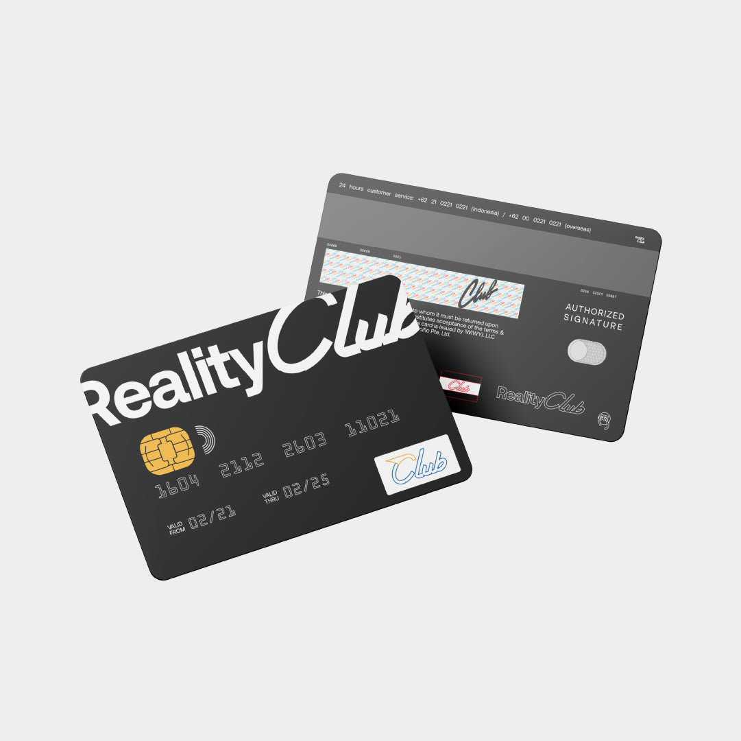 Reality Club - Black Logo Electronic Card