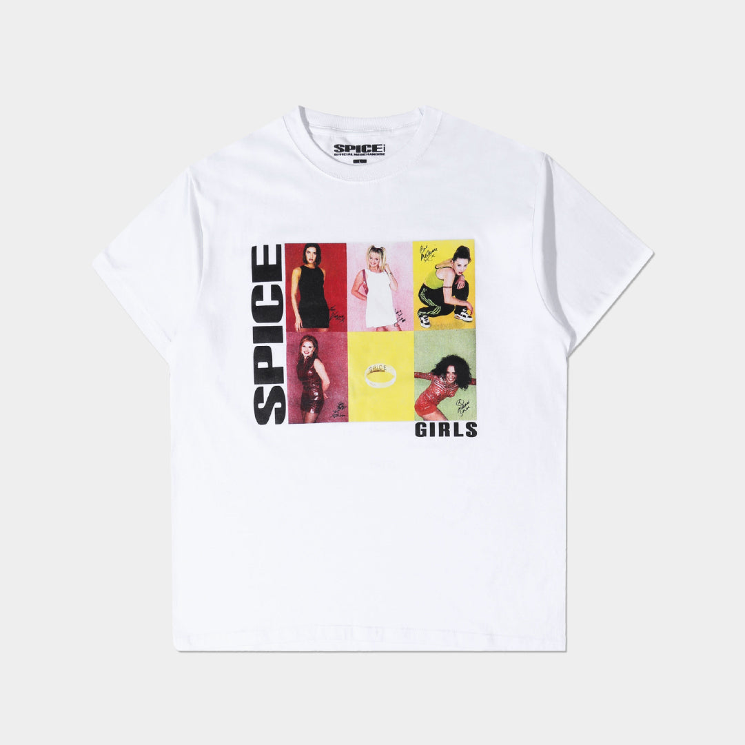 Spice Girls – Color Grid White T-Shirt