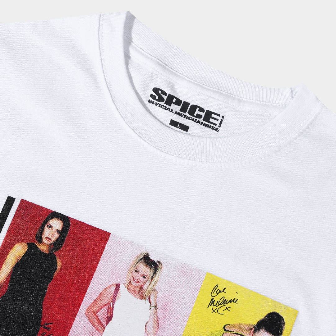 Spice Girls – Color Grid White T-Shirt