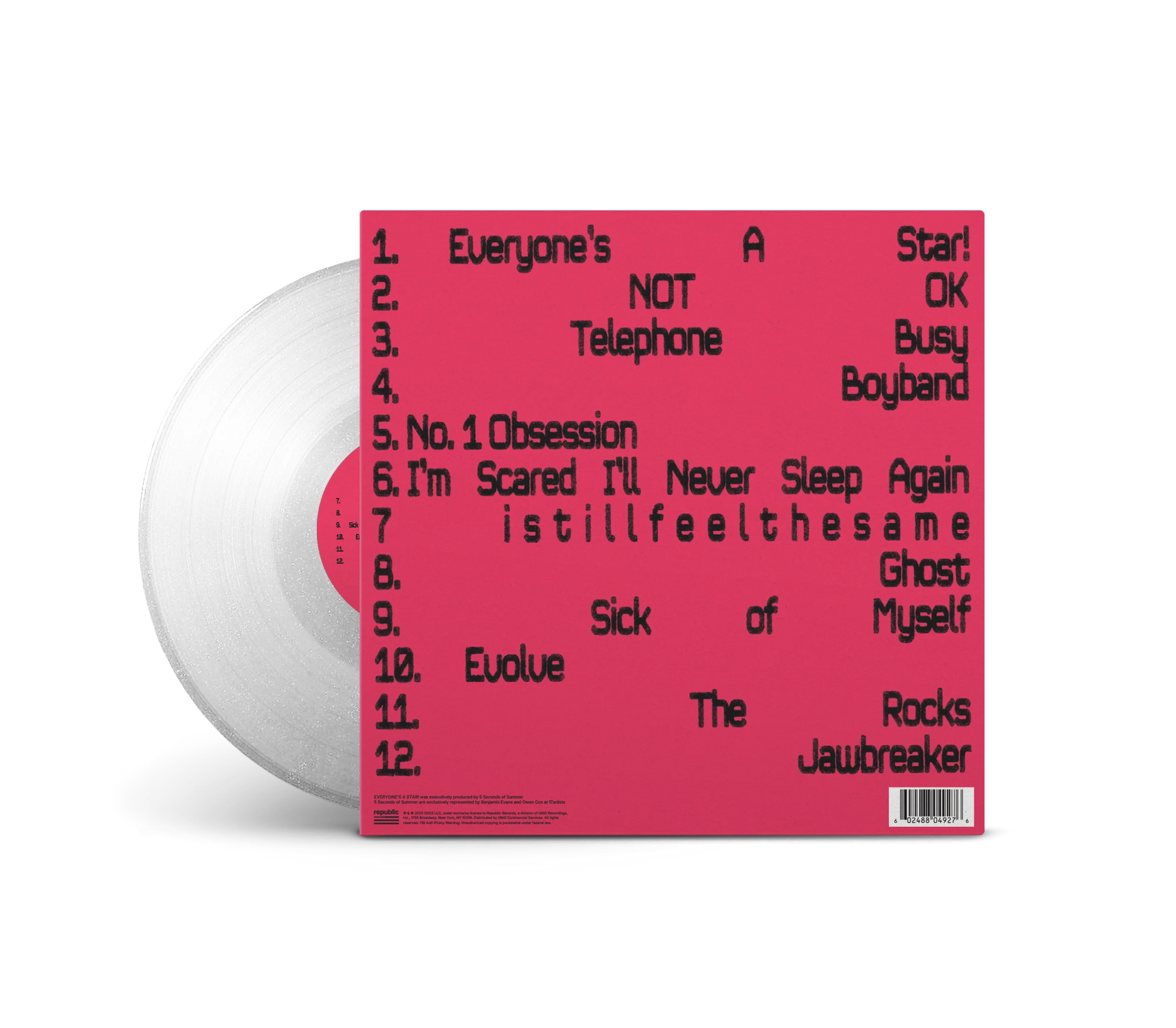 5 Seconds of Summer - EVERYONE'S A STAR! - ALT COVER LIMO VINYL