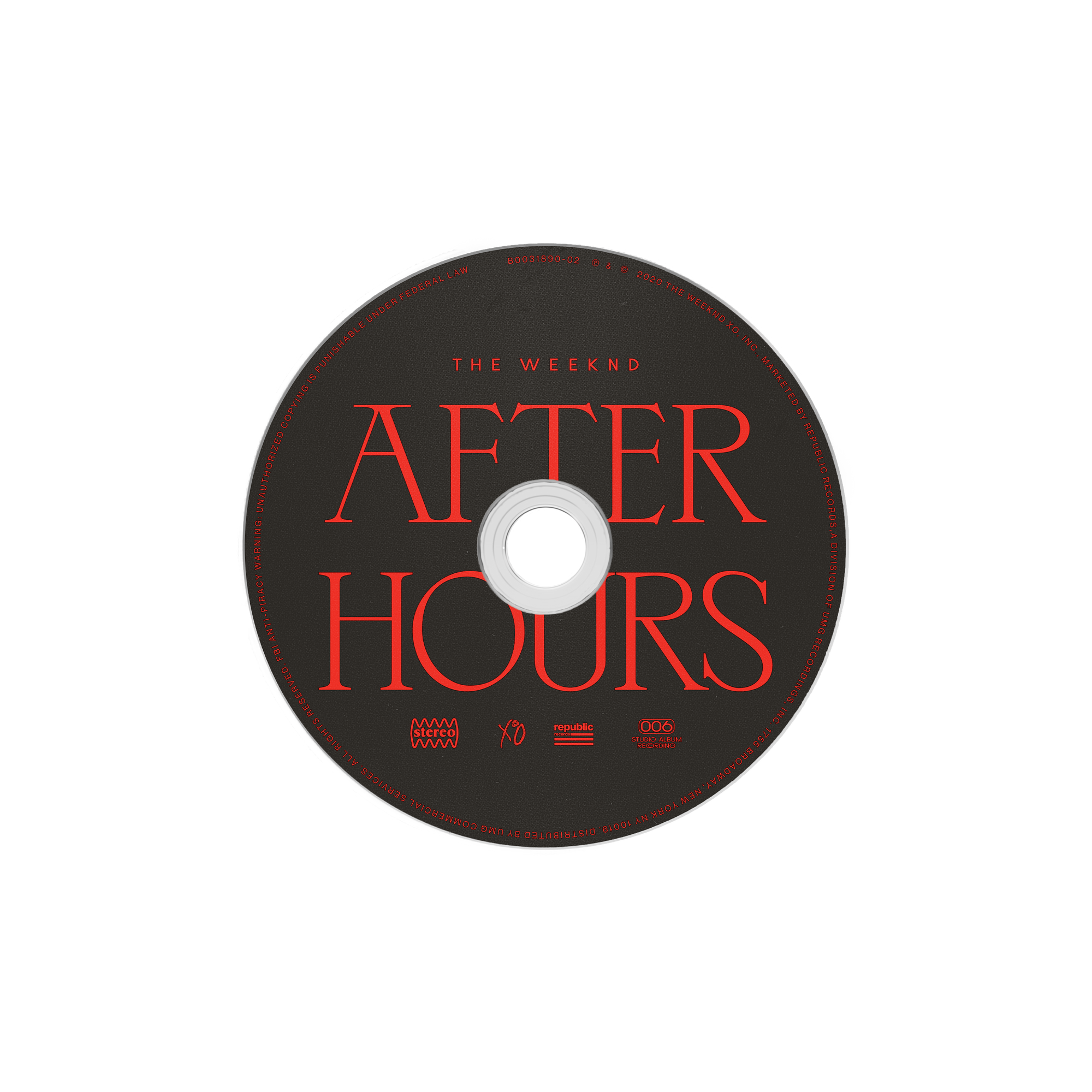 The Weeknd - After Hours CD