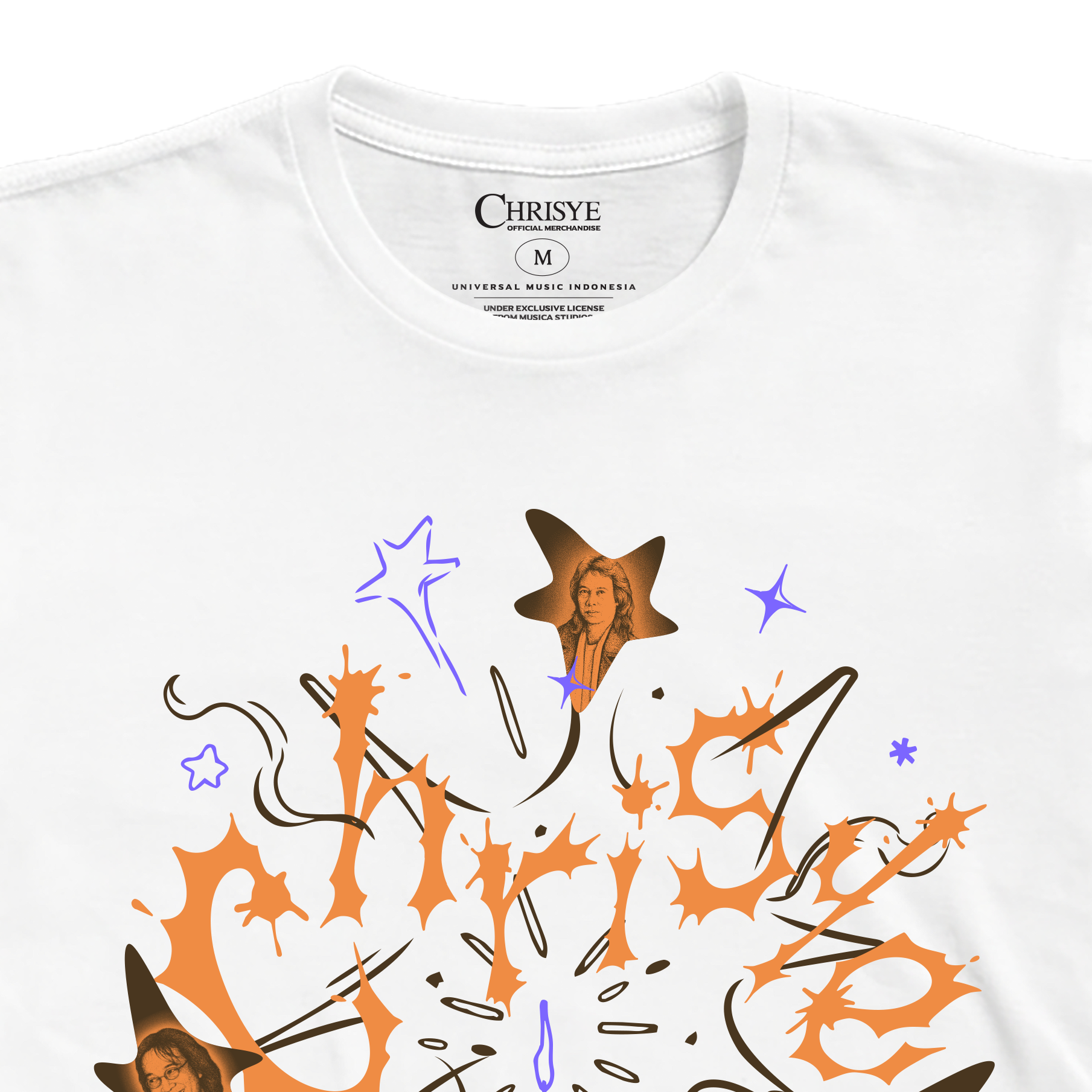 Chrisye - Orbit White Tee