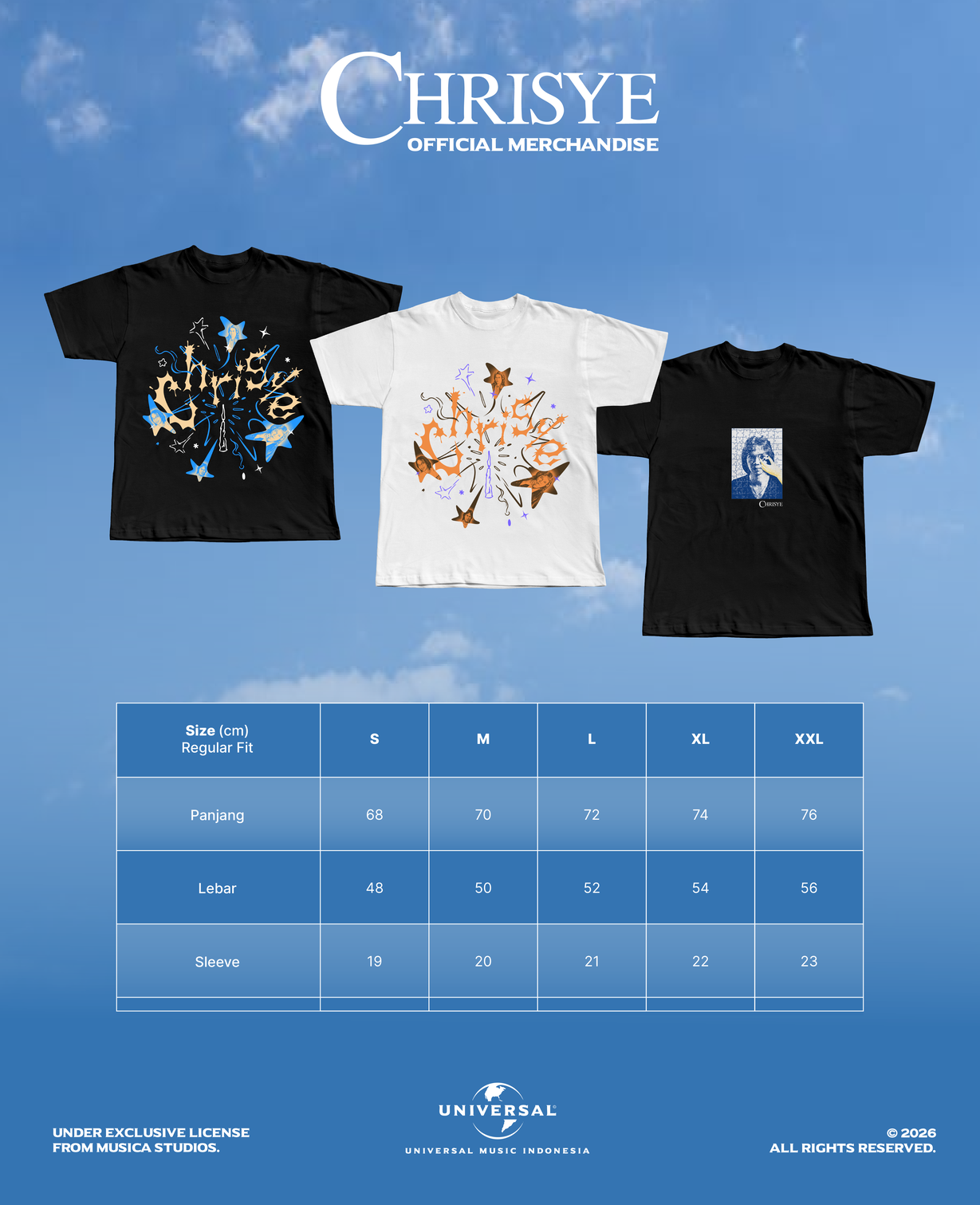 Chrisye - Orbit White Tee