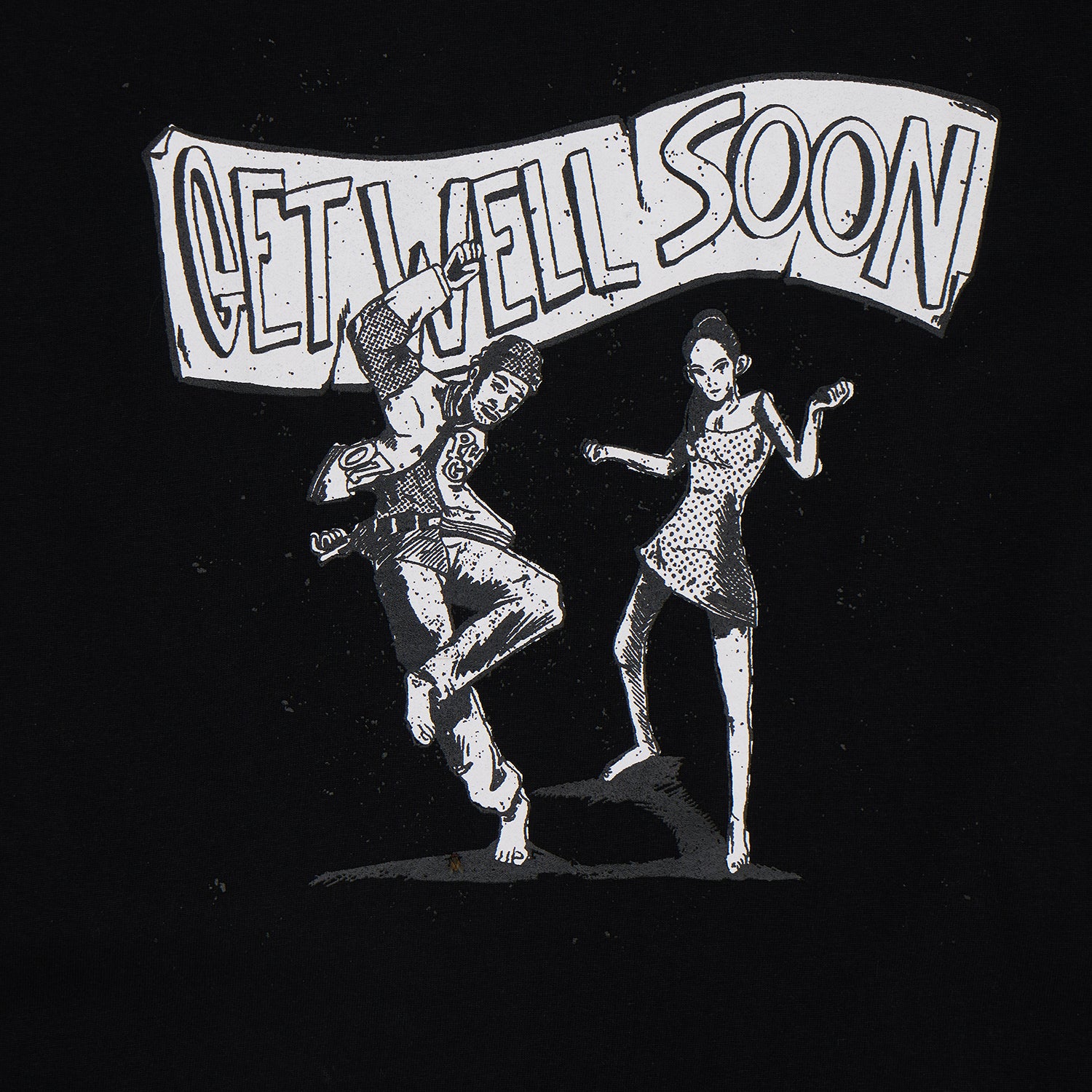Pee Wee Gaskins - Get Well Soon Ringer T-Shirt (Black/Red)
