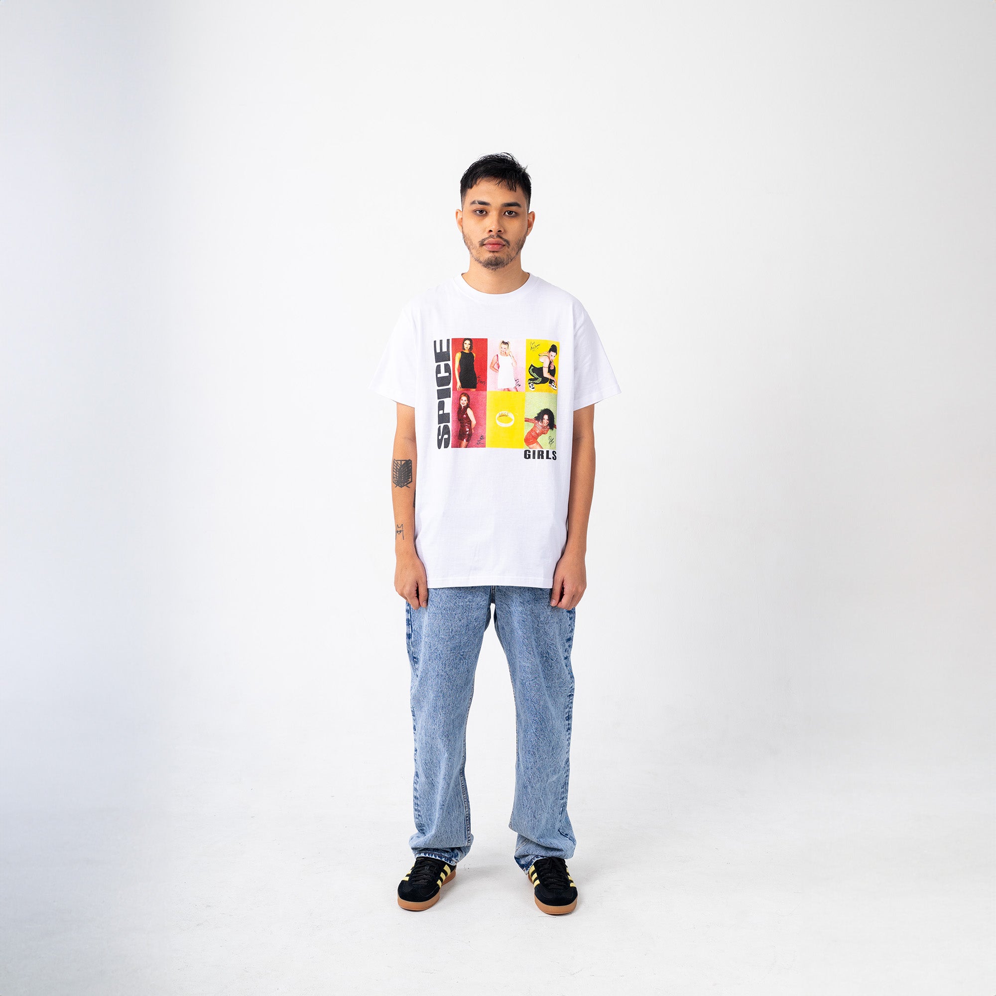 Spice Girls – Color Grid White T-Shirt