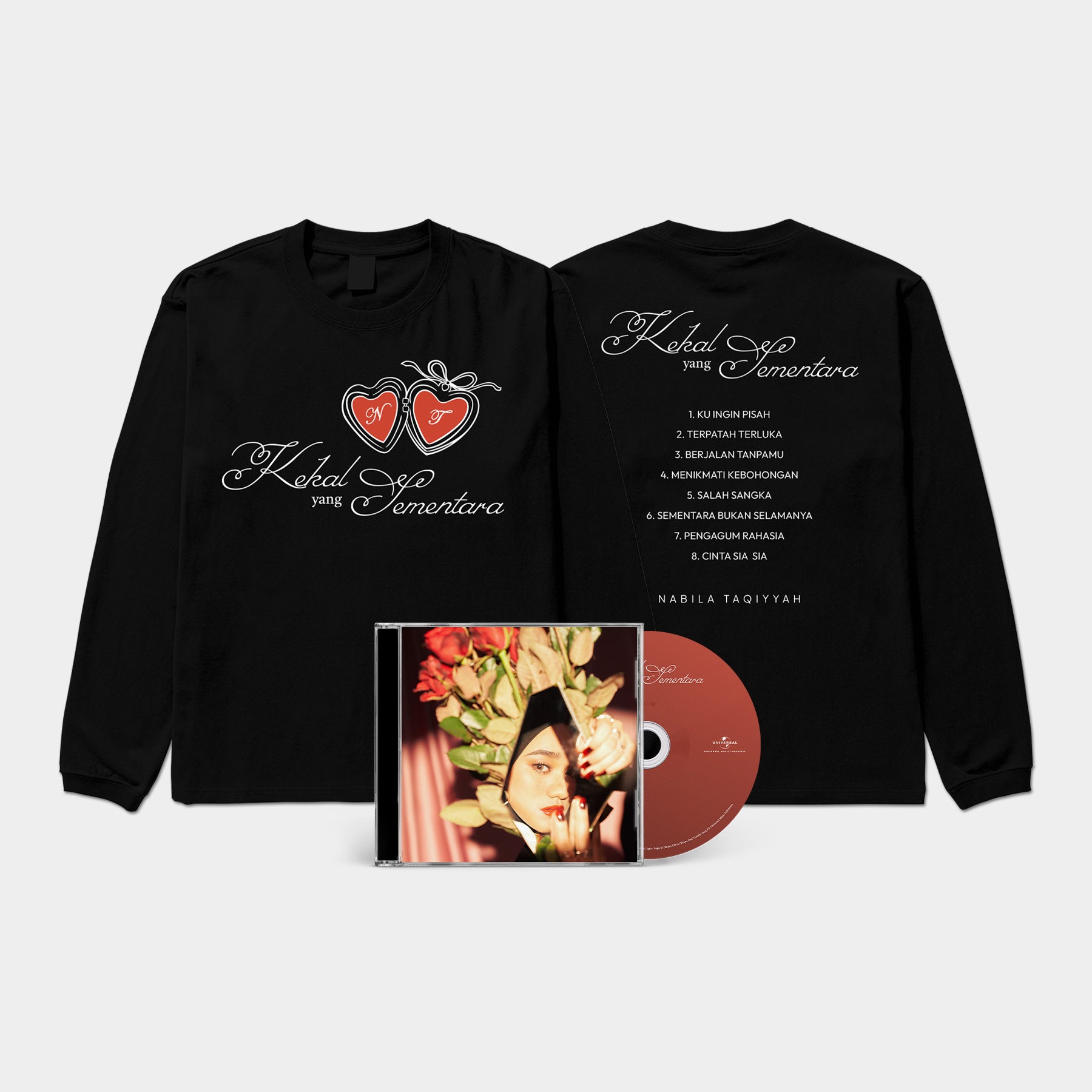 Nabila Taqiyyah - Kekal Yang Sementara CD + Long Sleeve Tee