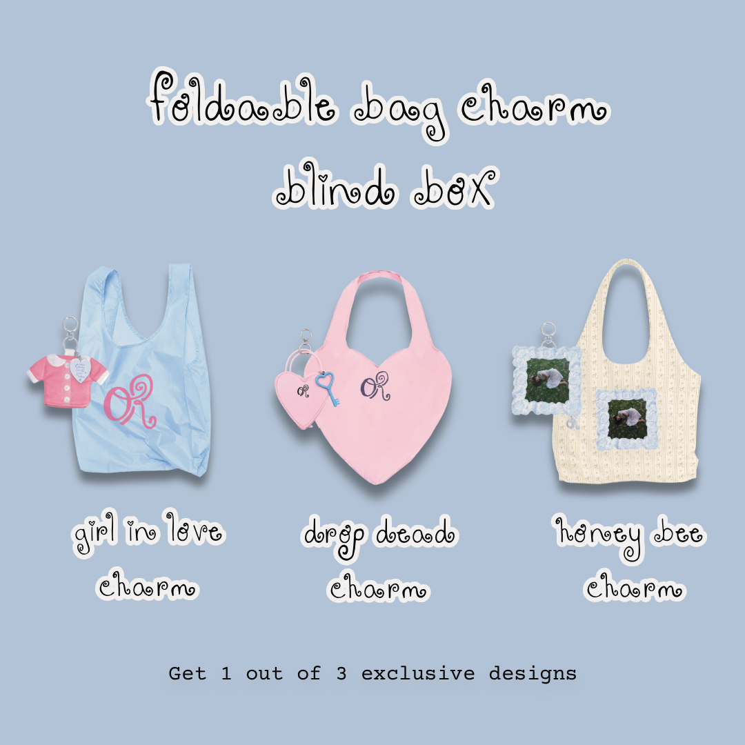 you seem pretty sad for a girl so in love charm tote blind box