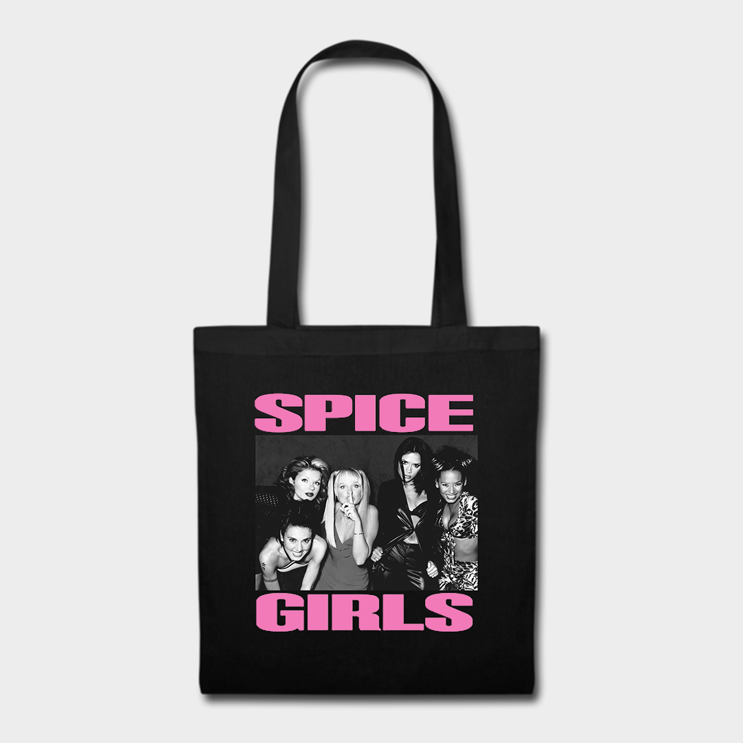 Spice Girls – Black & Pink Totebag