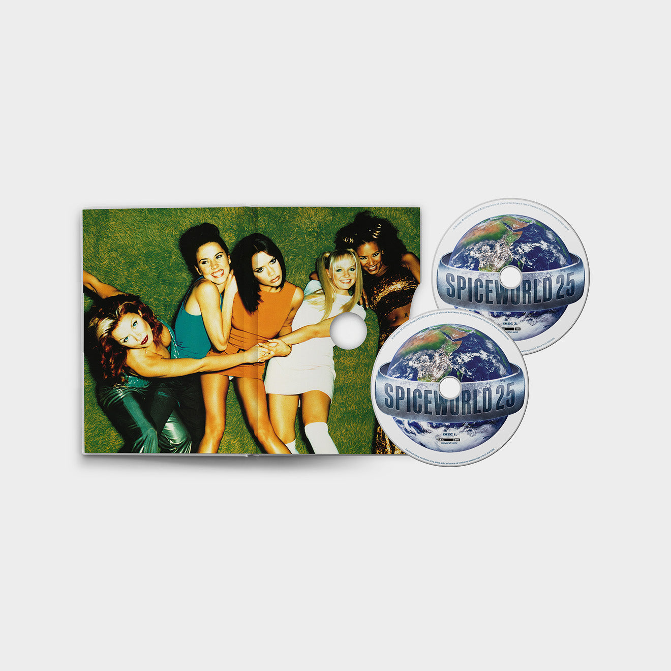 SPICE GIRLS - SPICEWORLD 25 2CD + HARDBACK BOOK
