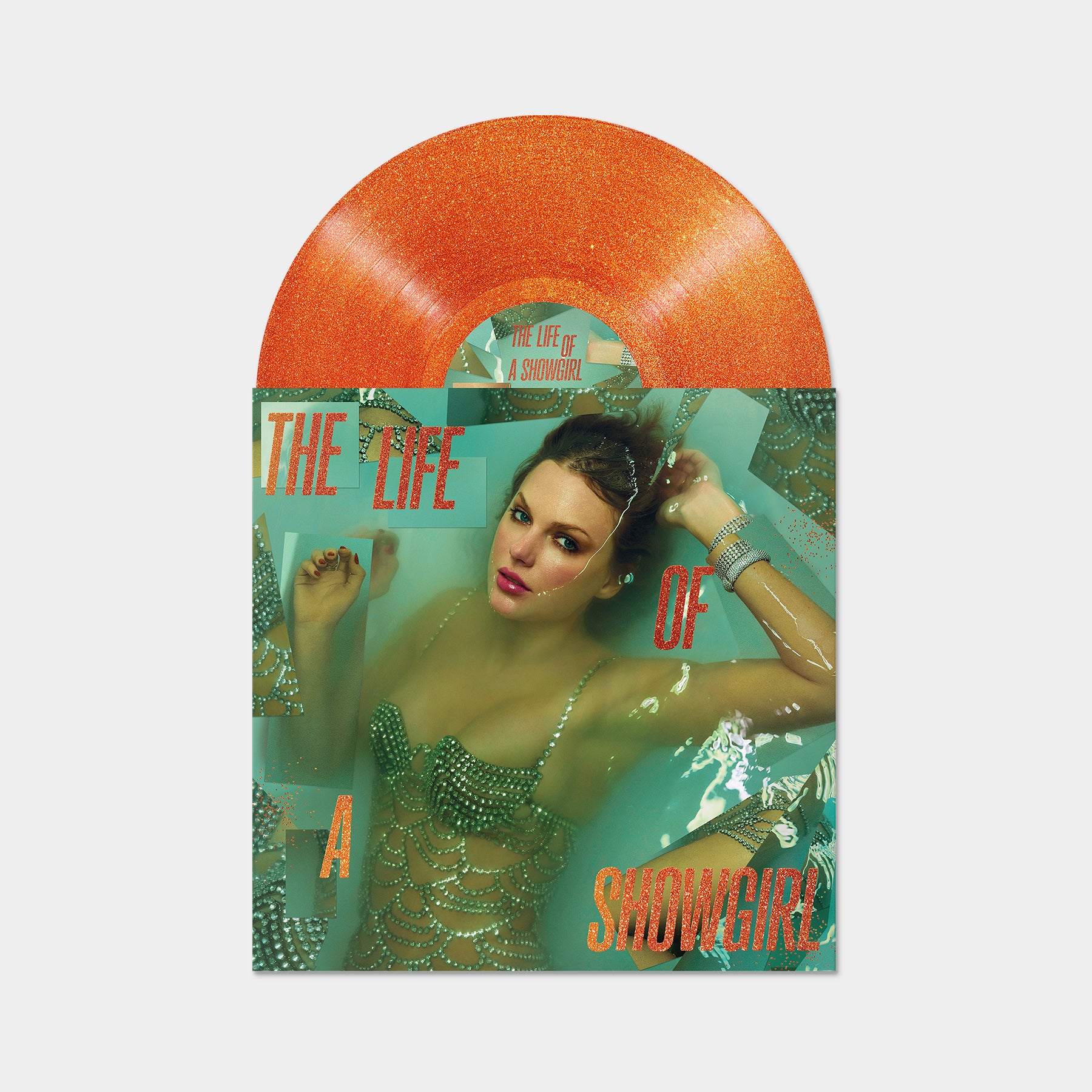 The Life of a Showgirl: Sweat and Vanilla Perfume Portofino Orange Glitter Vinyl