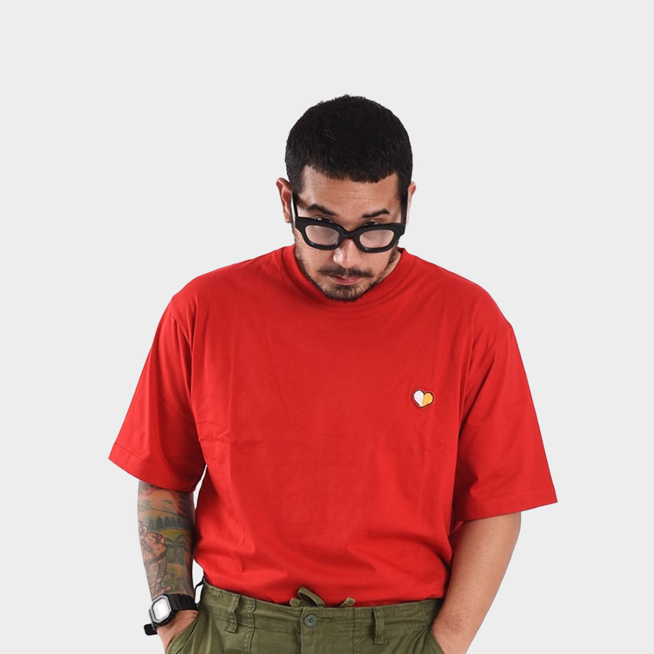 Pee Wee Gaskins - Classic Heart Logo Patch Tee