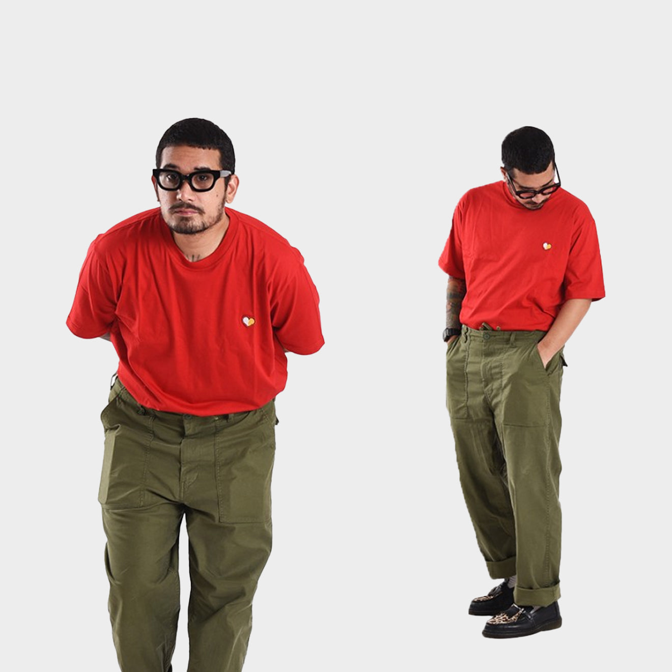 Pee Wee Gaskins - Classic Heart Logo Patch Tee